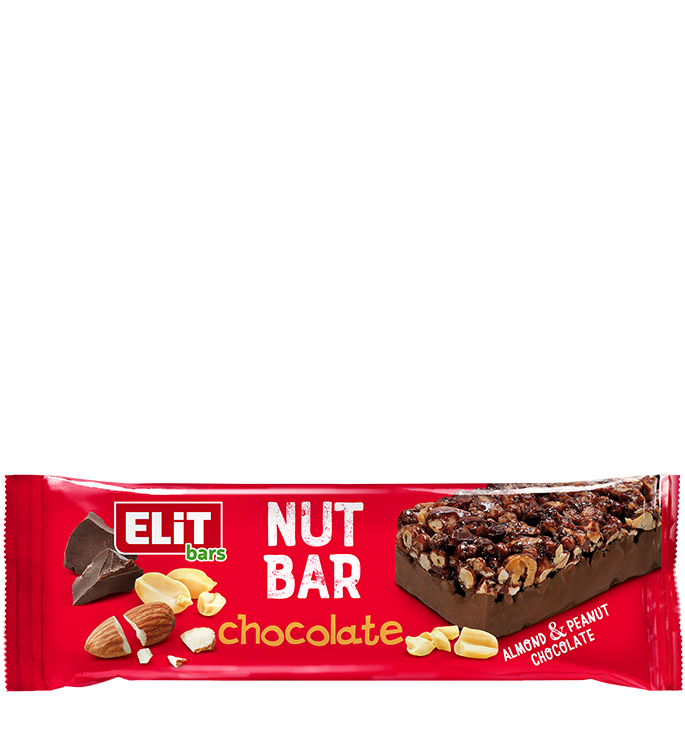 ЯДКОВ БАР С ЧЕРЕН И МЛЕЧЕН ШОКОЛАД ELiT NUT BAR