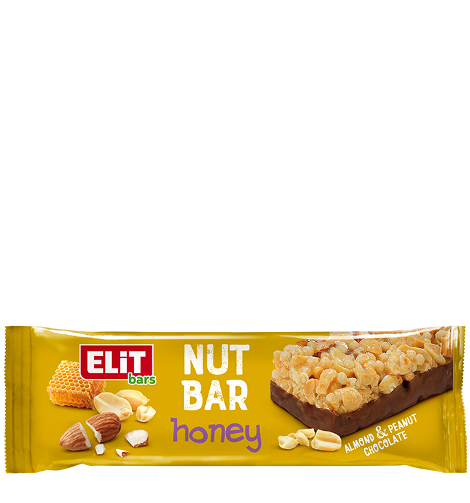 ЯДКОВ БАР С МЕД И МЛЕЧЕН ШОКОЛАД ELiT NUT BAR