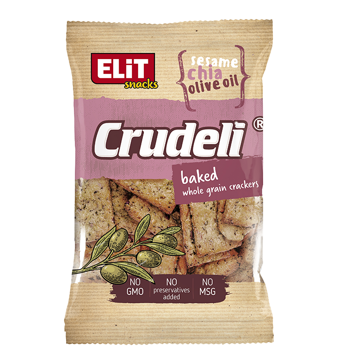CRUDELI CRACKERS WHOLEGRAIN