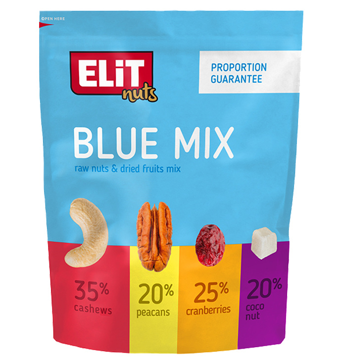 МИКС СУРОВИ ЯДКИ И СУШЕНИ ПЛОДОВЕ BLUE