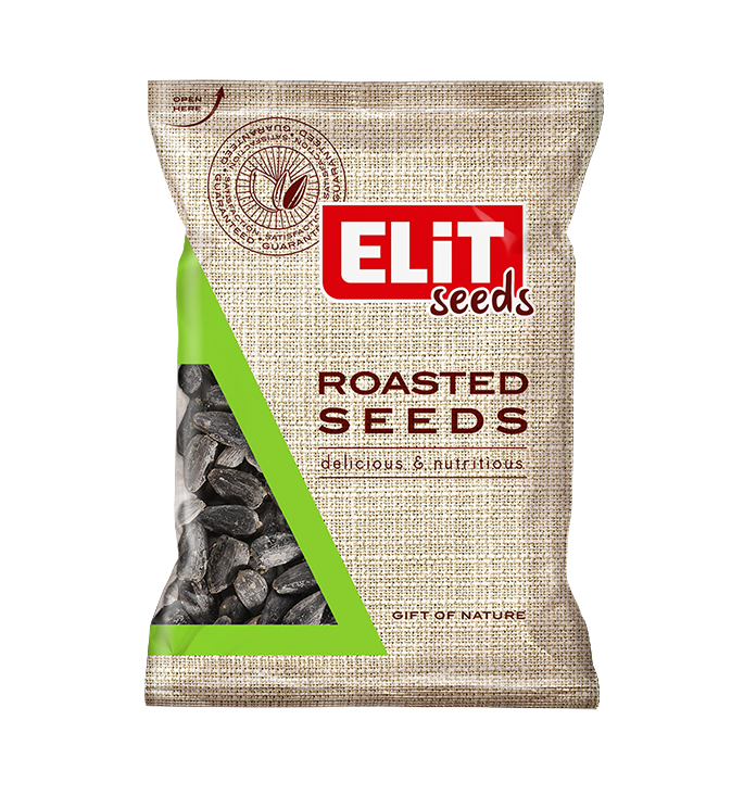 ROASTED BLACK SUNFLOWER SEEDS WITHOUT SALT ELiT